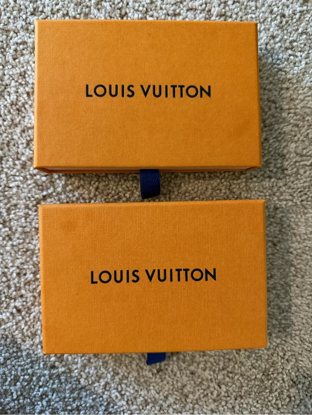 Louis Vuitton Orange Card Holder Boxes – Set of 2